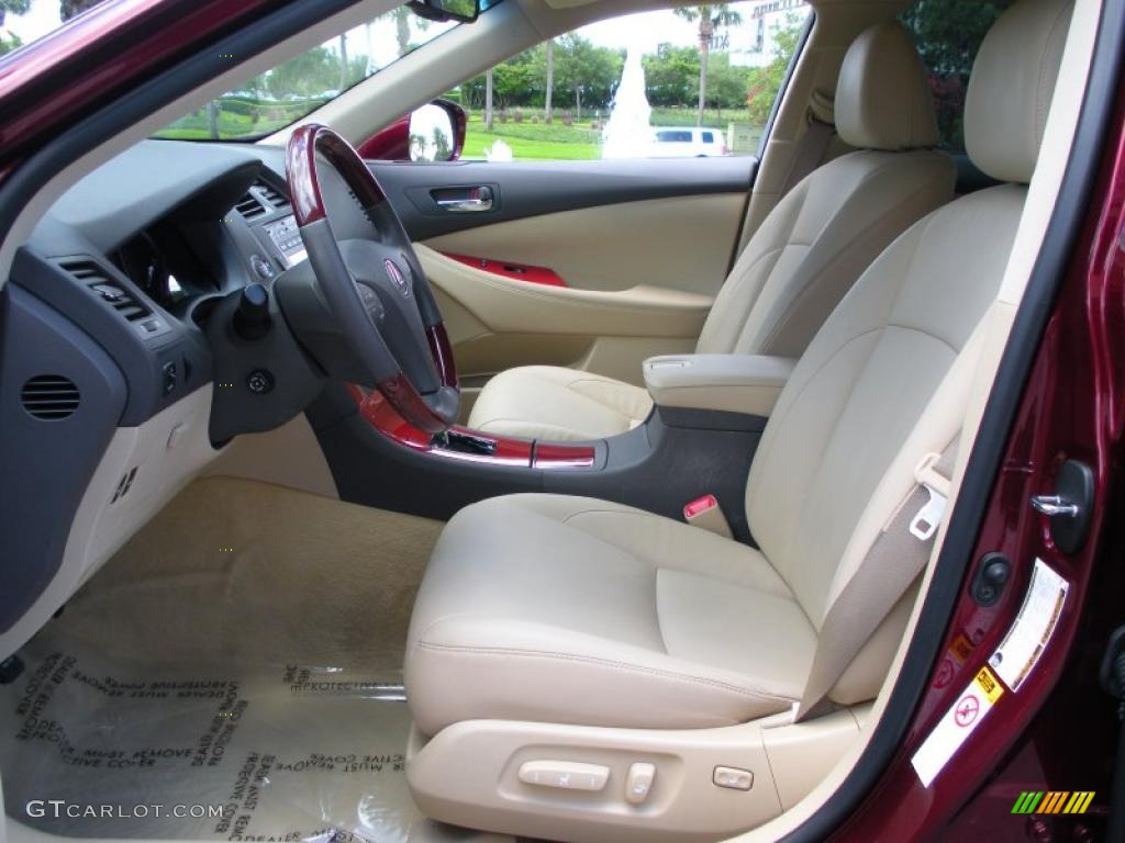 2007 ES 350 - Royal Ruby Red Metallic / Cashmere photo #11