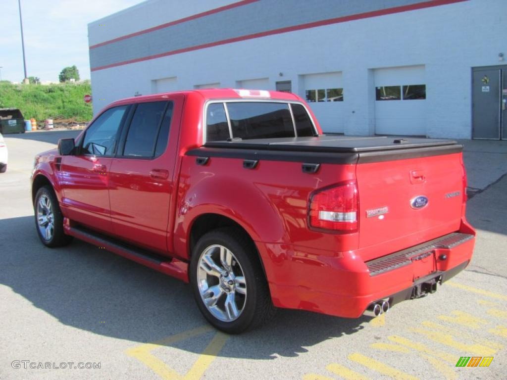2008 Explorer Sport Trac Adrenalin 4x4 - Colorado Red / Dark Charcoal photo #3