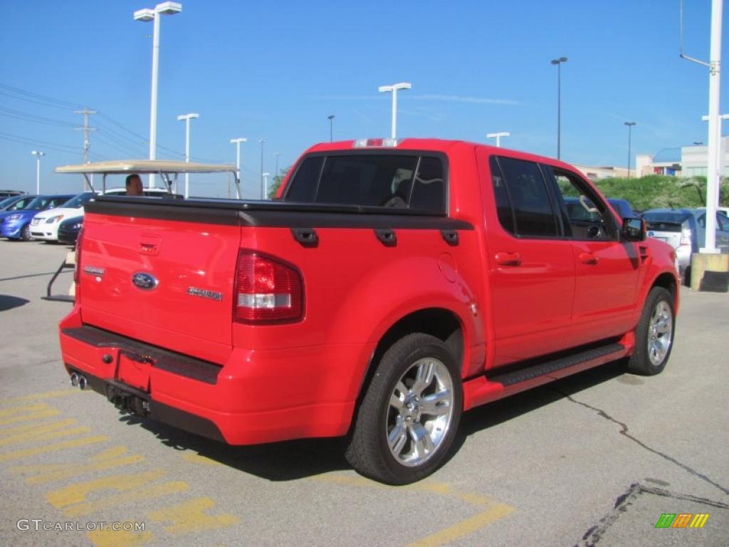 2008 Explorer Sport Trac Adrenalin 4x4 - Colorado Red / Dark Charcoal photo #6