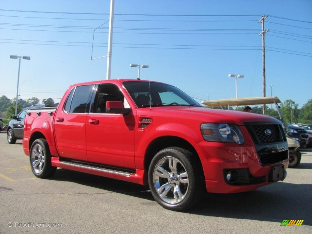 2008 Explorer Sport Trac Adrenalin 4x4 - Colorado Red / Dark Charcoal photo #8