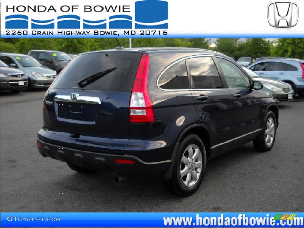 2007 CR-V EX-L 4WD - Royal Blue Pearl / Black photo #3