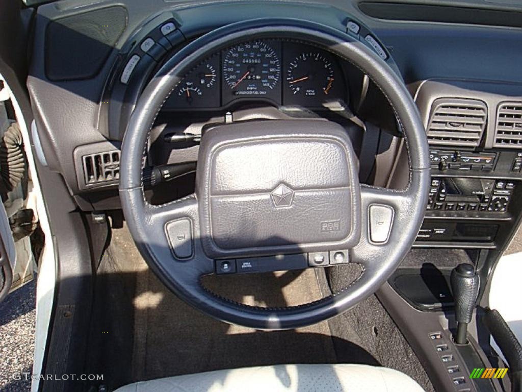1995 Lebaron GTC Convertible - White / White photo #13