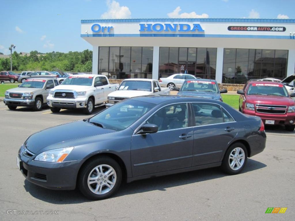 2007 Accord EX-L Sedan - Graphite Pearl / Gray photo #1