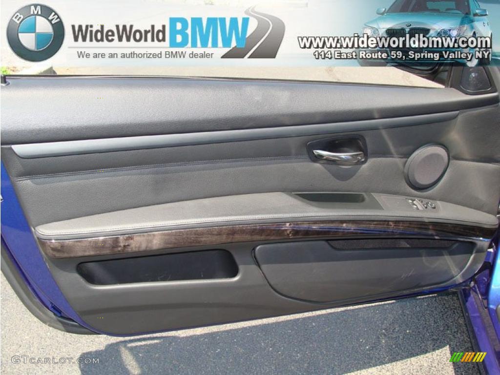 2007 3 Series 335i Coupe - Montego Blue Metallic / Black photo #10