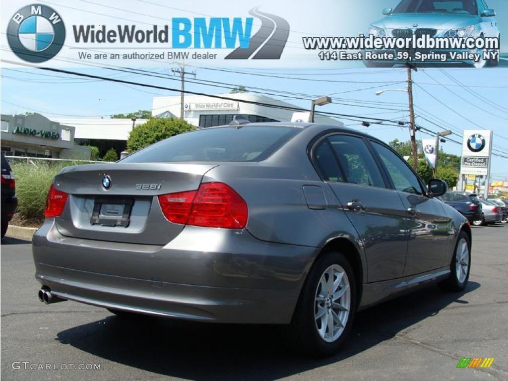2010 3 Series 328i xDrive Sedan - Space Gray Metallic / Black photo #4