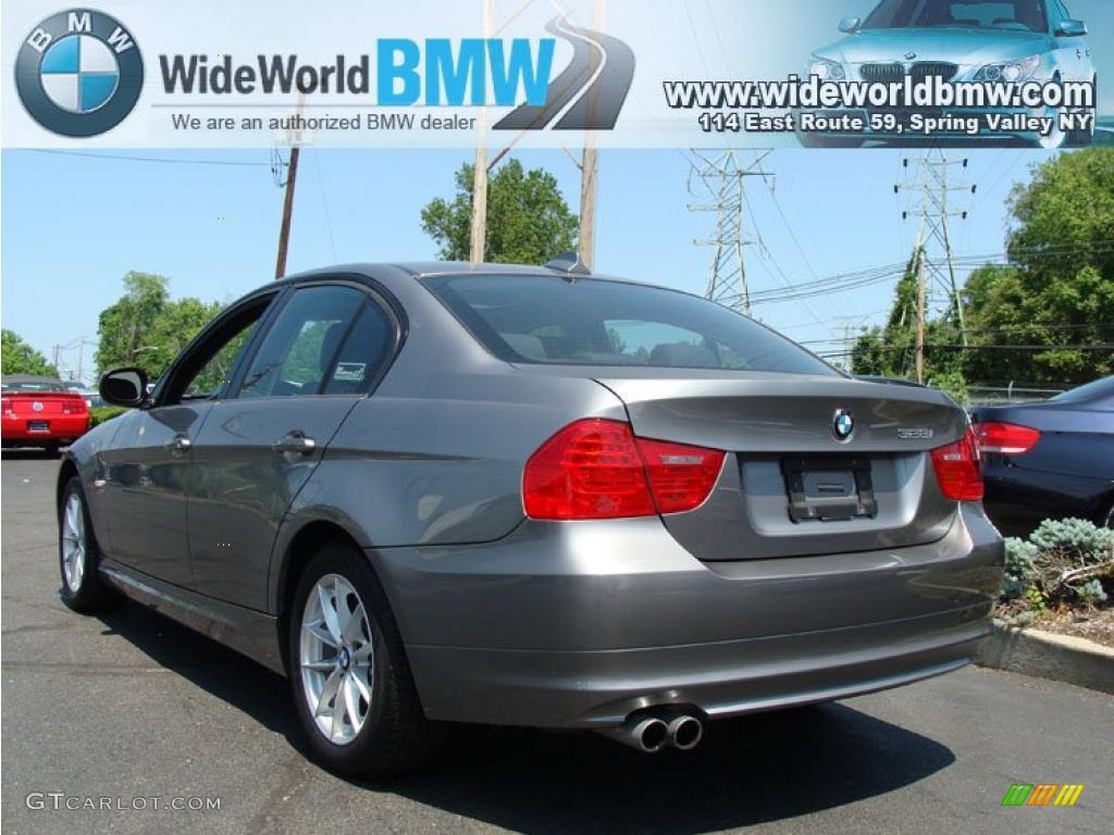 2010 3 Series 328i xDrive Sedan - Space Gray Metallic / Black photo #6