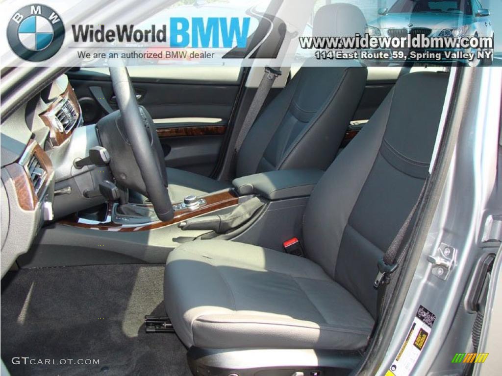 2010 3 Series 328i xDrive Sedan - Space Gray Metallic / Black photo #11