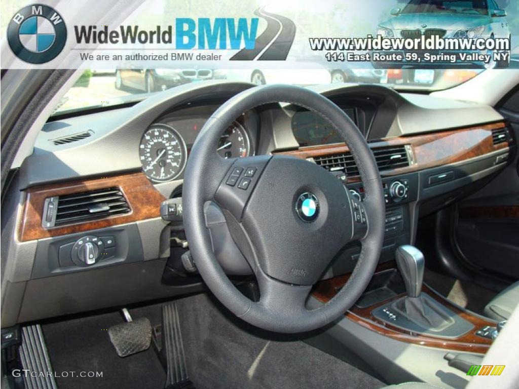 2010 3 Series 328i xDrive Sedan - Space Gray Metallic / Black photo #12