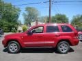 2005 Inferno Red Crystal Pearl Jeep Grand Cherokee Limited 4x4  photo #3