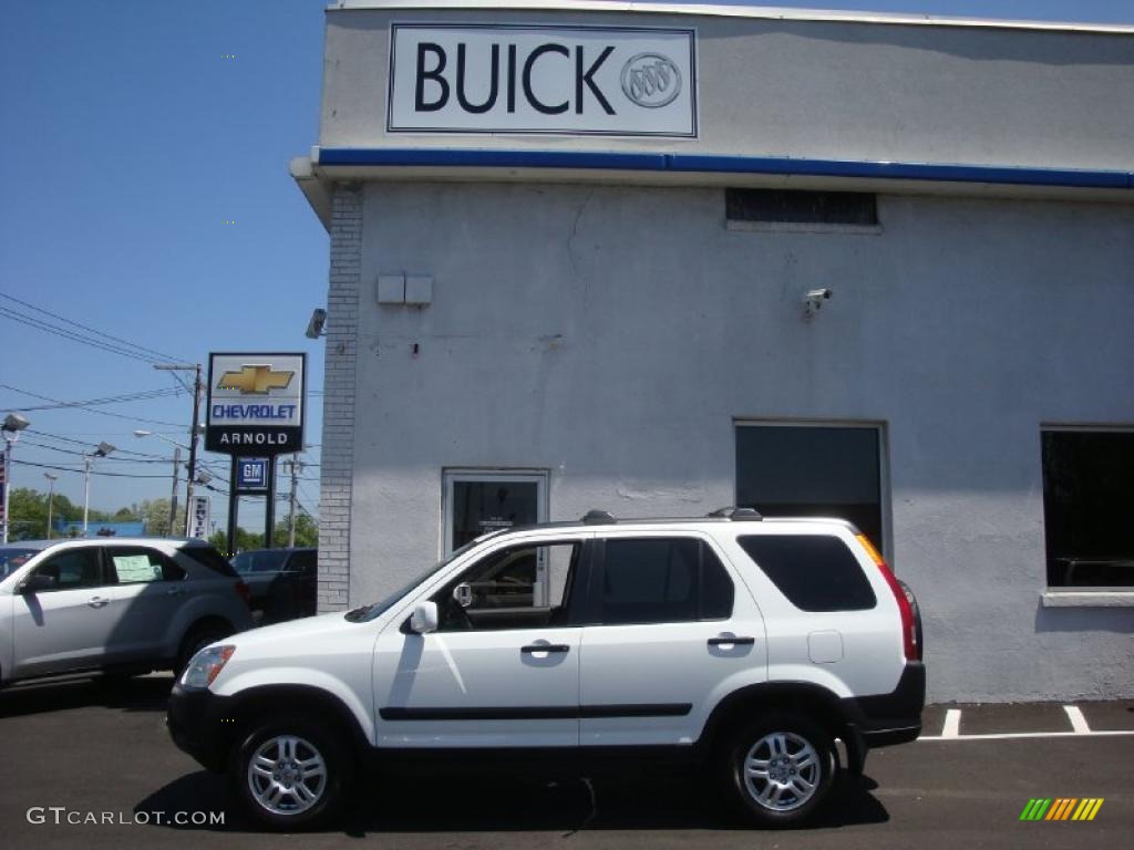 2003 CR-V EX 4WD - Taffeta White / Black photo #3