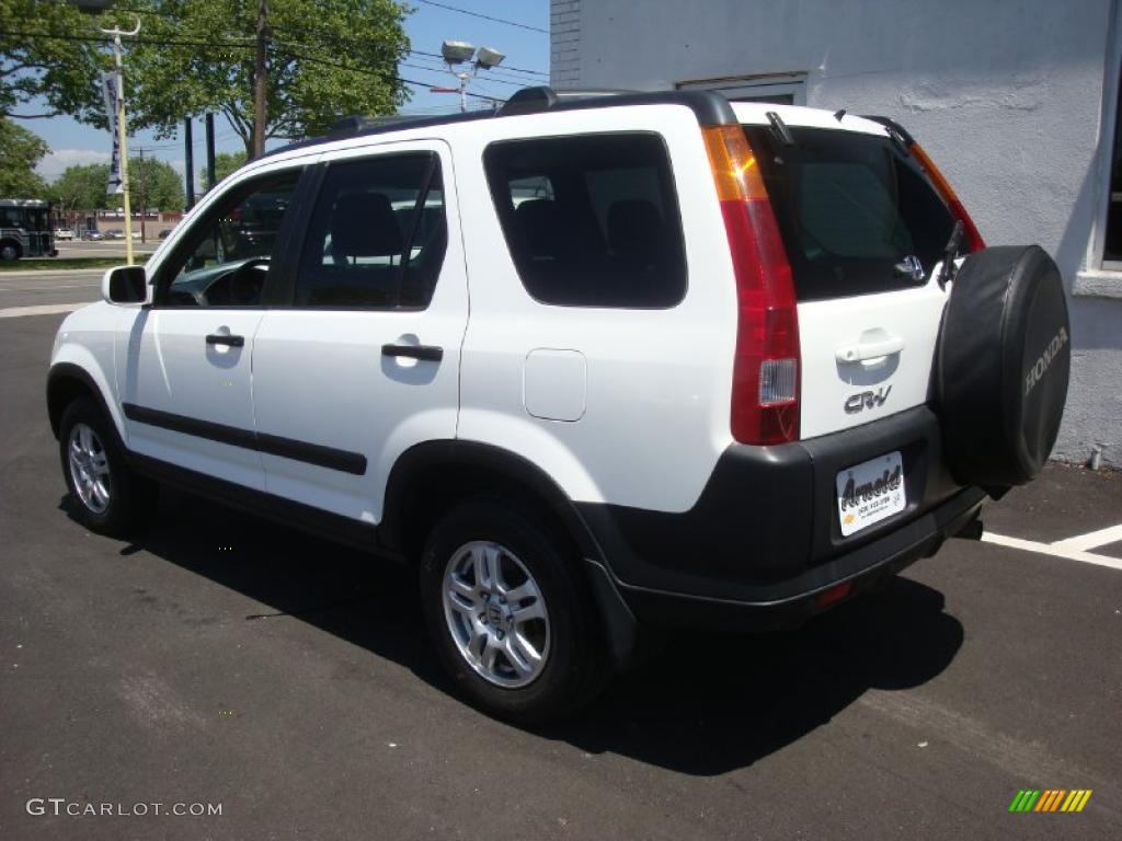 2003 CR-V EX 4WD - Taffeta White / Black photo #4