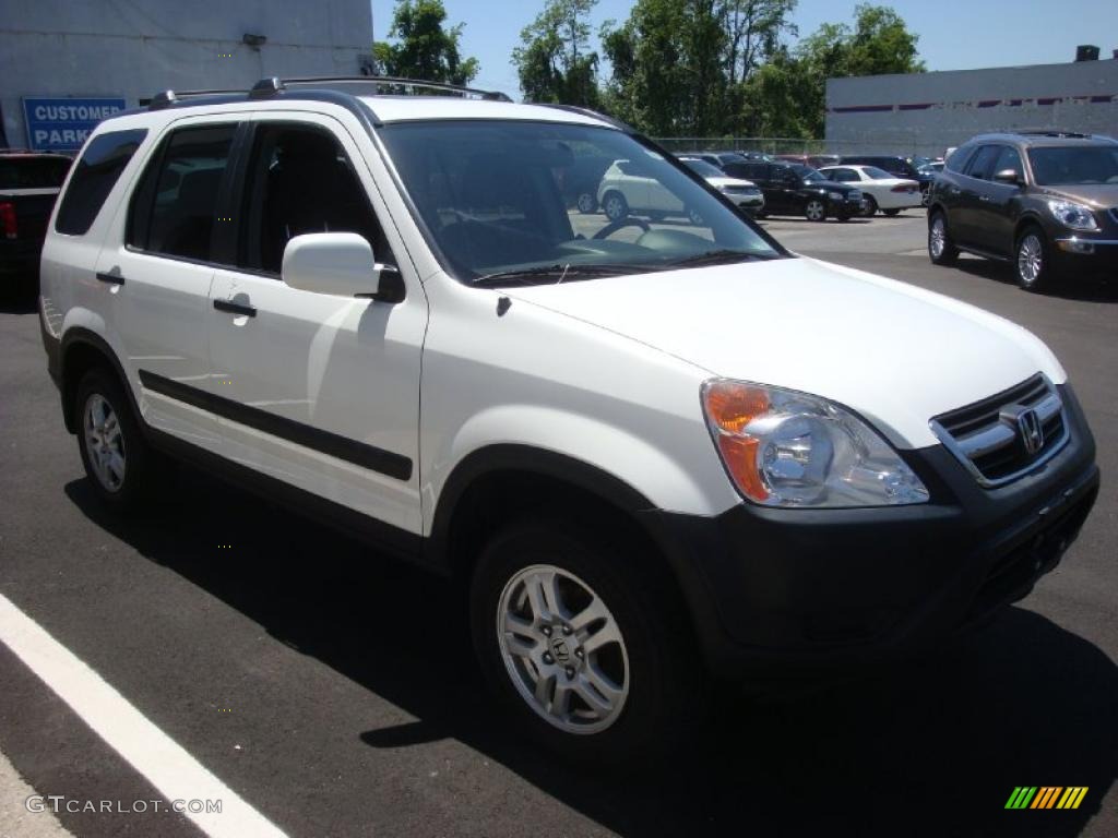 2003 CR-V EX 4WD - Taffeta White / Black photo #7