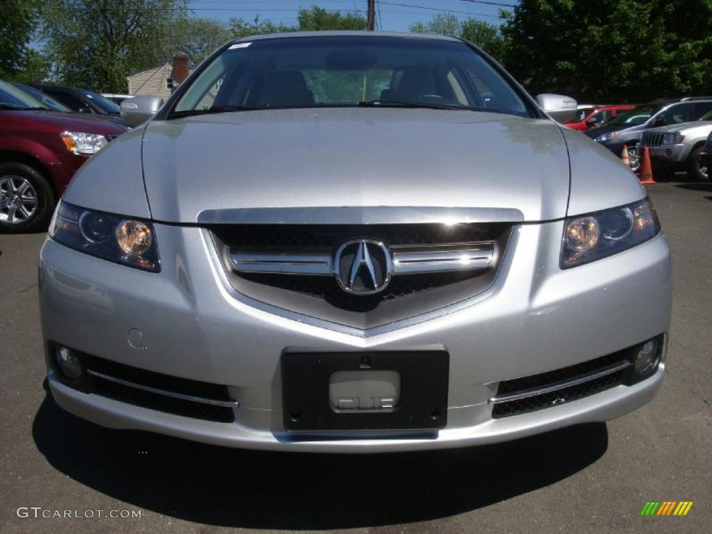 2008 TL 3.5 Type-S - Alabaster Silver Metallic / Taupe/Ebony photo #2