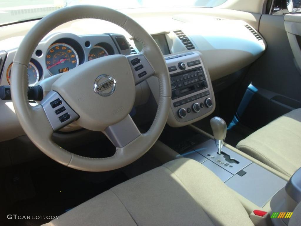 2006 Murano SL AWD - Pearl White / Cafe Latte photo #12