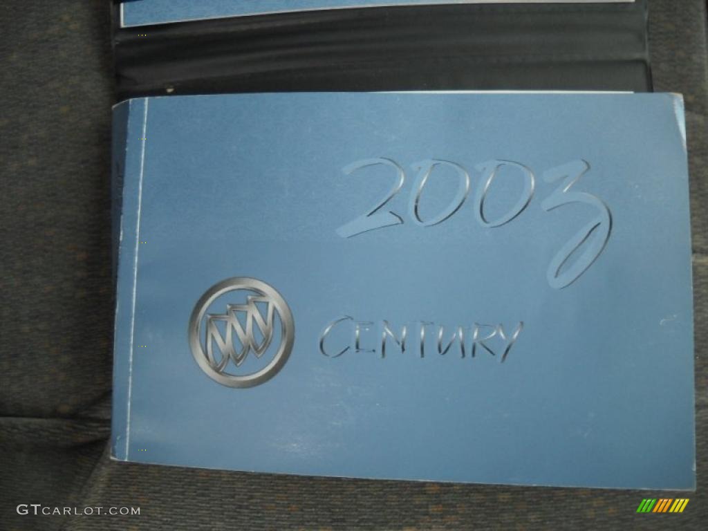 2003 Century Custom - Midnight Blue Metallic / Medium Gray photo #25