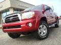 2007 Impulse Red Pearl Toyota Tacoma V6 SR5 PreRunner Double Cab  photo #1