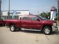 2008 Deep Ruby Metallic Chevrolet Silverado 2500HD LTZ Crew Cab 4x4  photo #1