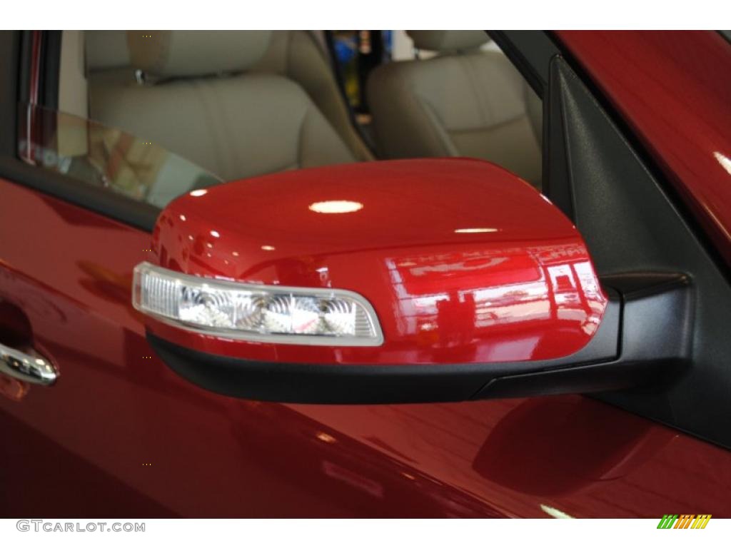2011 Sorento EX AWD - Spicy Red / Beige photo #53