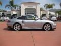 2003 Arctic Silver Metallic Porsche 911 Turbo Coupe  photo #7