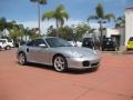 2003 Arctic Silver Metallic Porsche 911 Turbo Coupe  photo #8