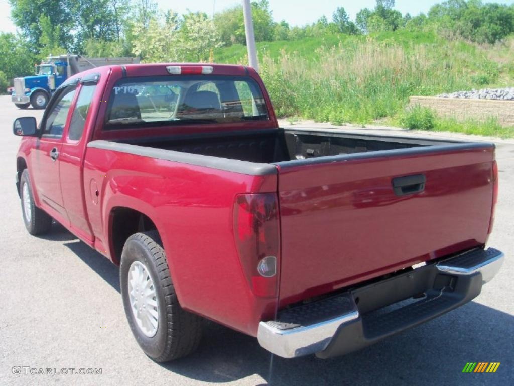 2005 Colorado Z71 Extended Cab - Victory Red / Medium Dark Pewter photo #7