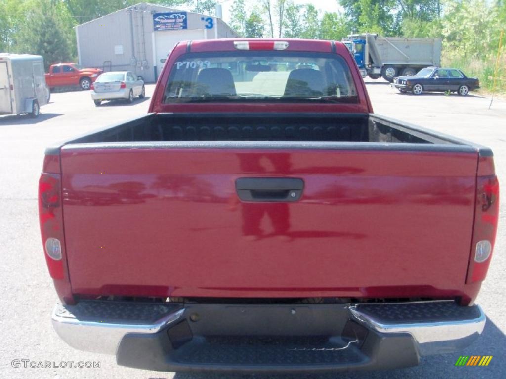 2005 Colorado Z71 Extended Cab - Victory Red / Medium Dark Pewter photo #8