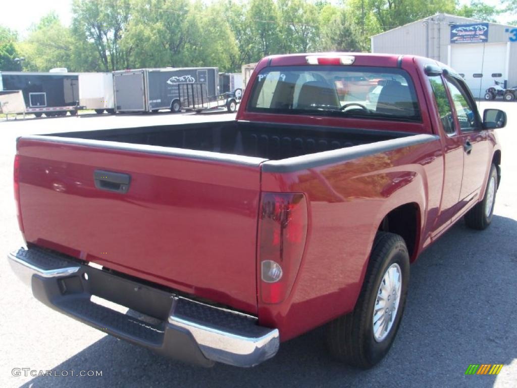 2005 Colorado Z71 Extended Cab - Victory Red / Medium Dark Pewter photo #9