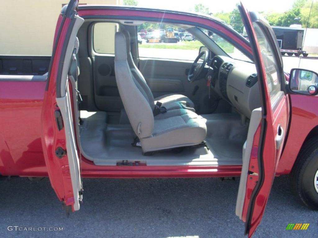 2005 Colorado Z71 Extended Cab - Victory Red / Medium Dark Pewter photo #16