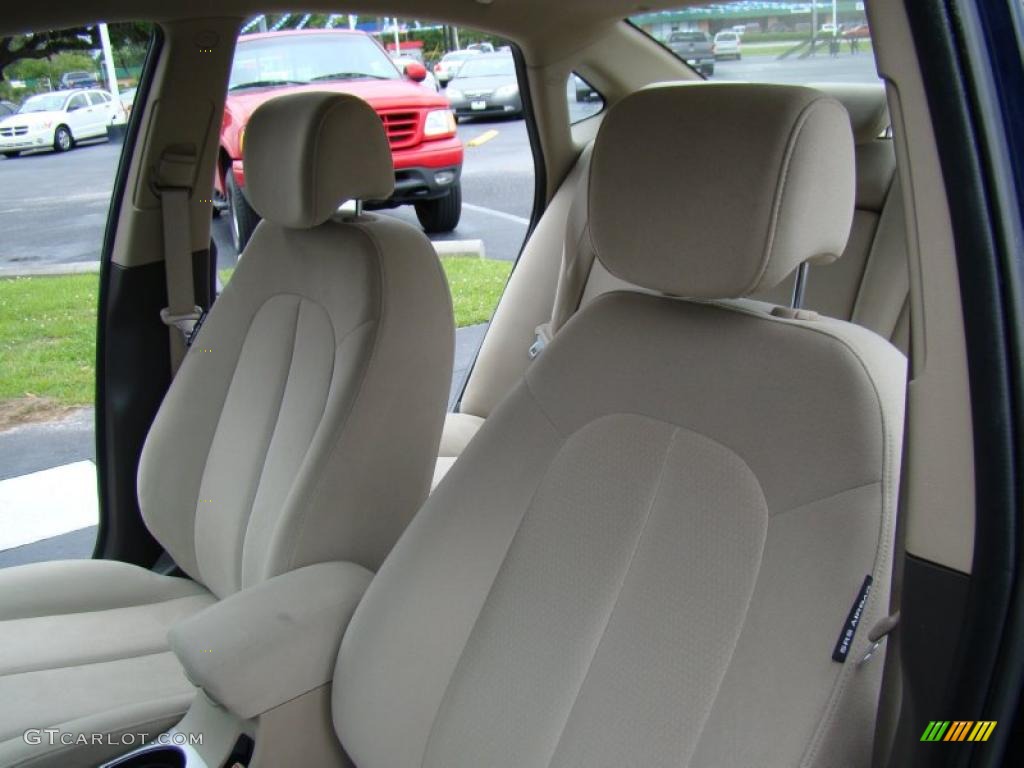 2009 Elantra SE Sedan - Regatta Blue / Beige photo #11