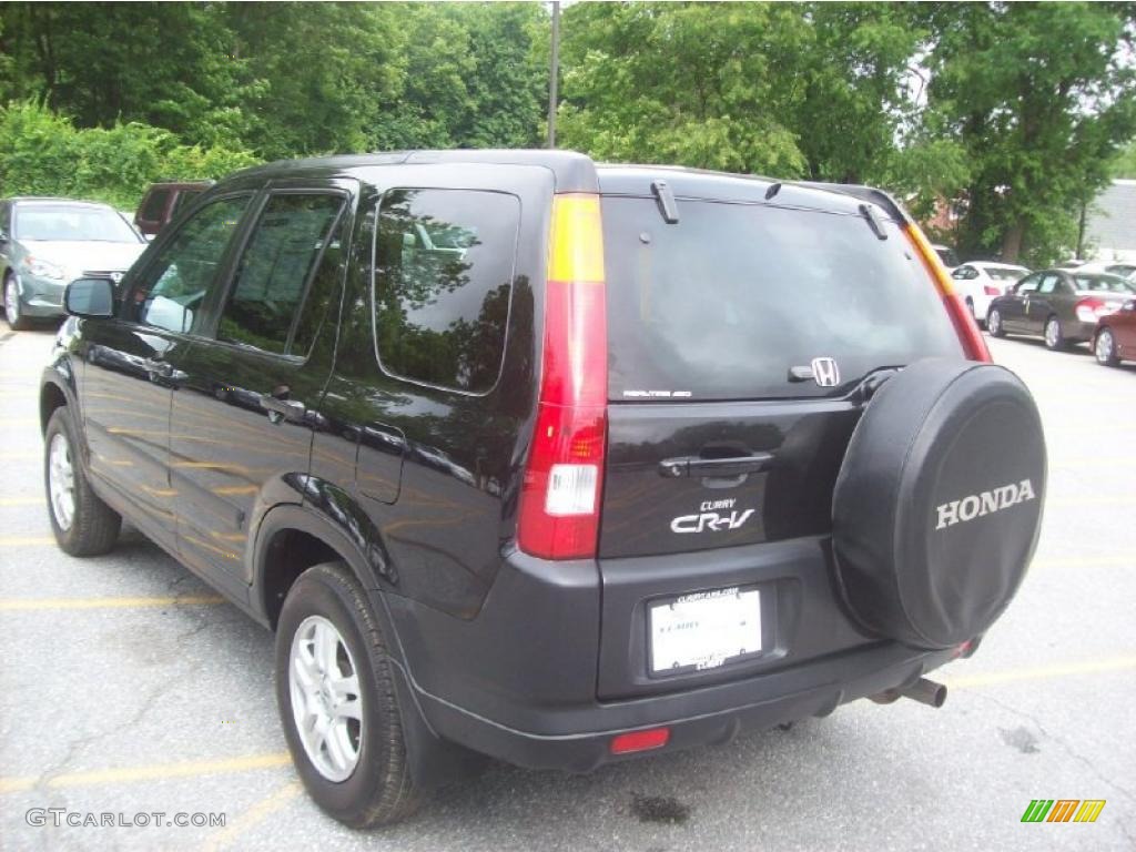 2004 CR-V EX 4WD - Nighthawk Black Pearl / Black photo #2