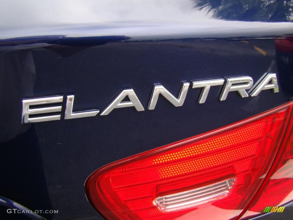 2009 Elantra SE Sedan - Regatta Blue / Beige photo #36