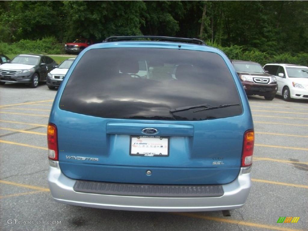 2001 Windstar SEL - Light Sapphire Blue Metallic / Medium Graphite photo #24