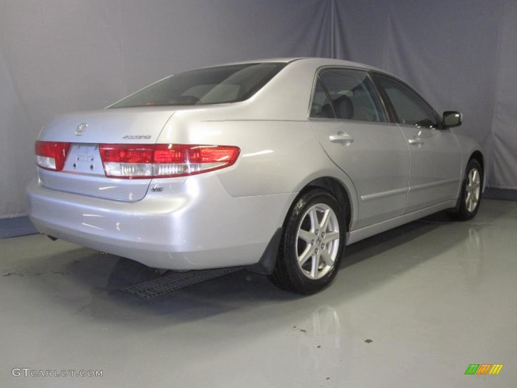 2003 Accord EX V6 Sedan - Satin Silver Metallic / Black photo #3