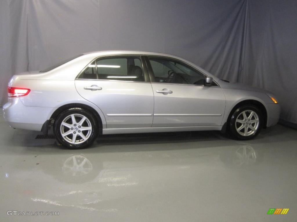 2003 Accord EX V6 Sedan - Satin Silver Metallic / Black photo #4