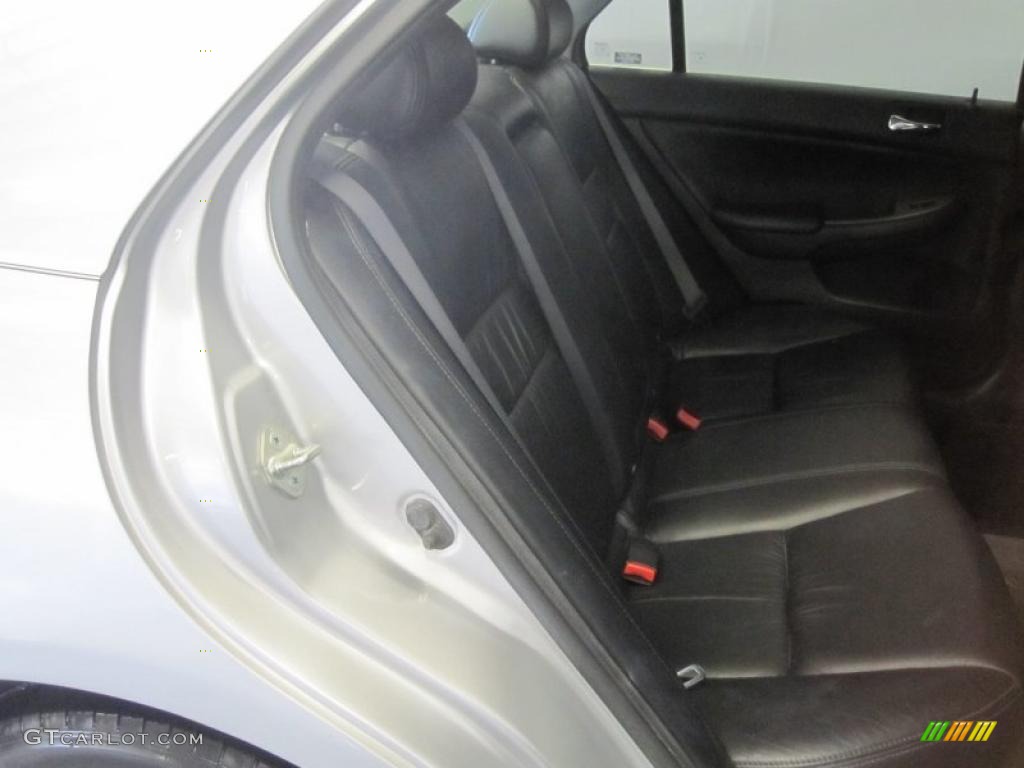 2003 Accord EX V6 Sedan - Satin Silver Metallic / Black photo #8