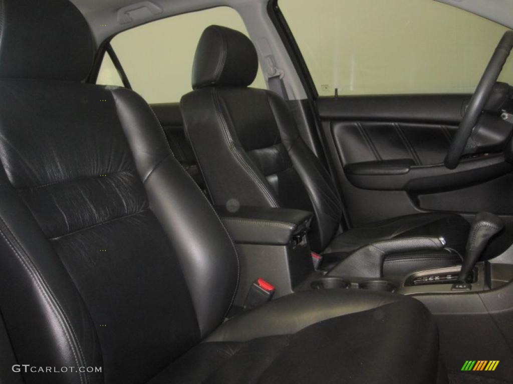 2003 Accord EX V6 Sedan - Satin Silver Metallic / Black photo #11