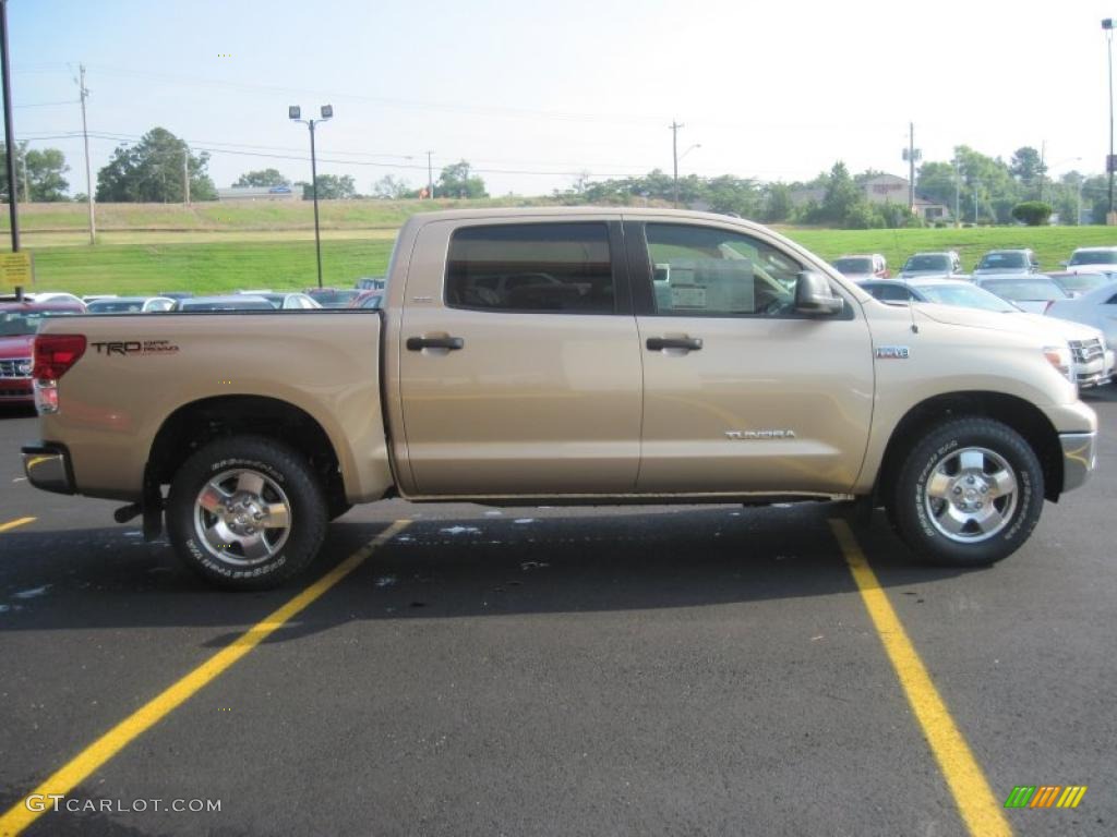 2010 Tundra TRD CrewMax - Sandy Beach Metallic / Sand Beige photo #3