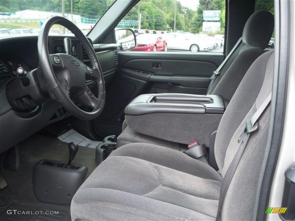 2006 Silverado 1500 LS Extended Cab 4x4 - Silver Birch Metallic / Dark Charcoal photo #10