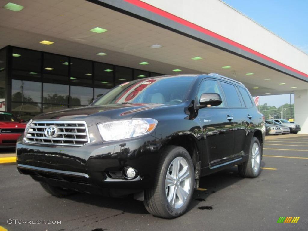 2010 Highlander Limited - Black / Ash photo #1