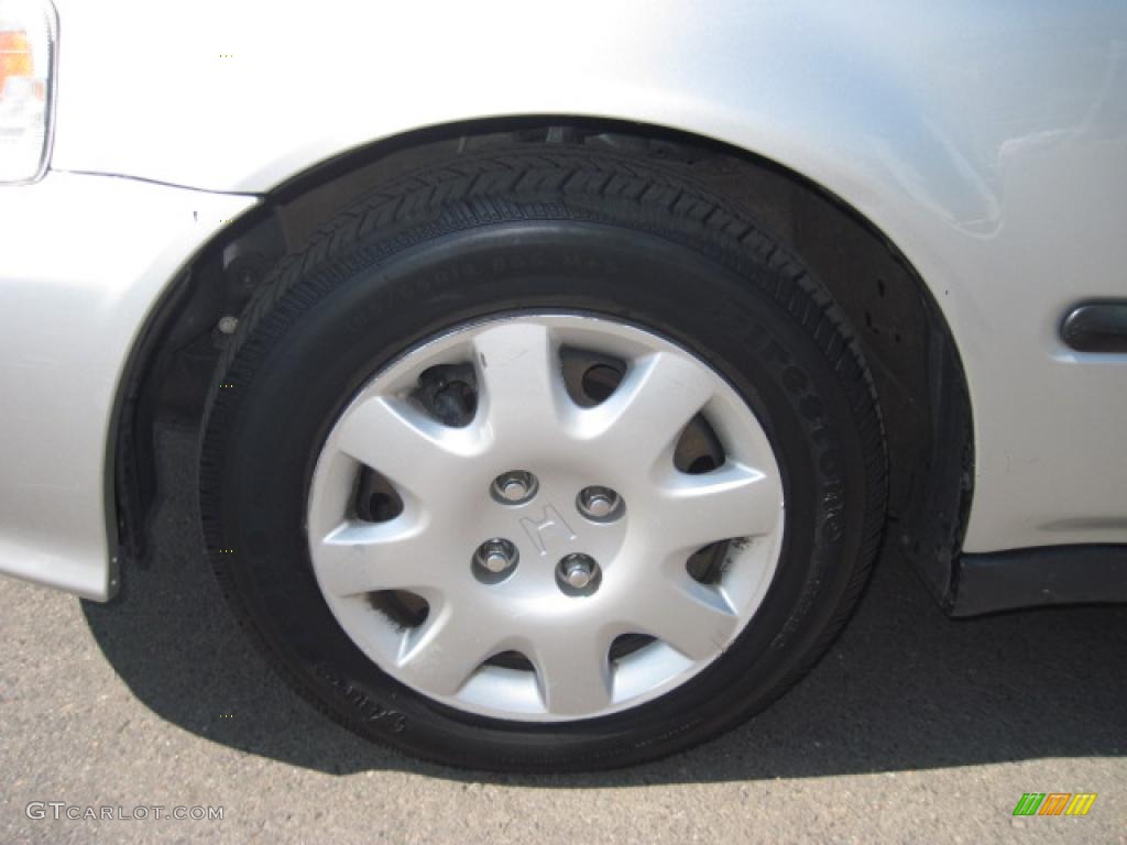 1999 Civic DX Hatchback - Vogue Silver Metallic / Dark Gray photo #35