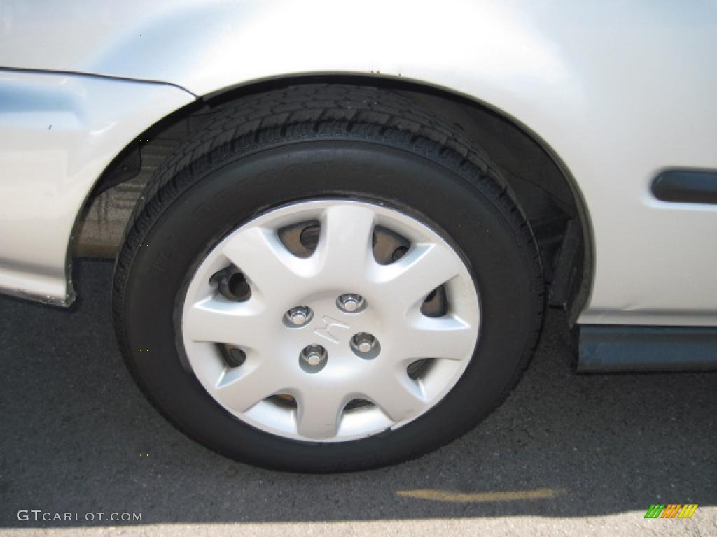 1999 Civic DX Hatchback - Vogue Silver Metallic / Dark Gray photo #37