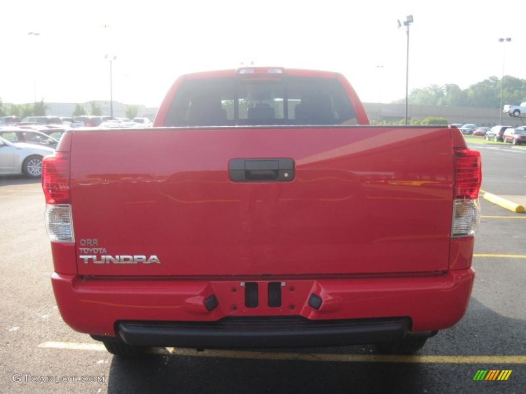 2010 Tundra SR5 Double Cab - Radiant Red / Graphite Gray photo #8
