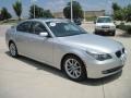 2008 Titanium Silver Metallic BMW 5 Series 550i Sedan  photo #2