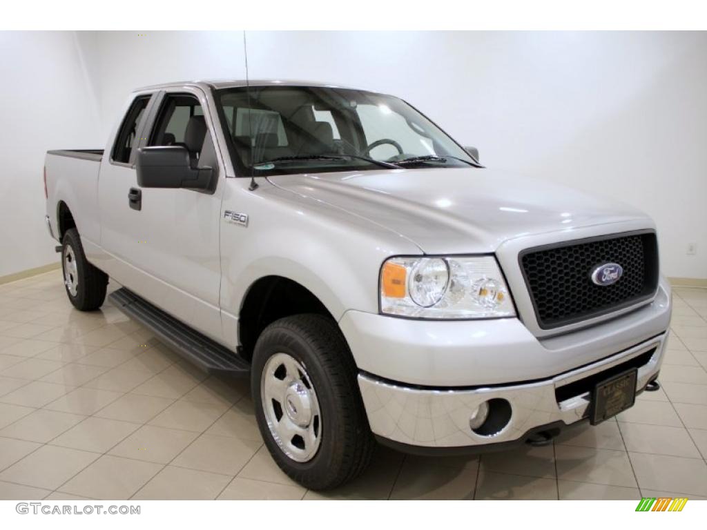 2006 F150 XLT SuperCab 4x4 - Silver Metallic / Medium/Dark Flint photo #1