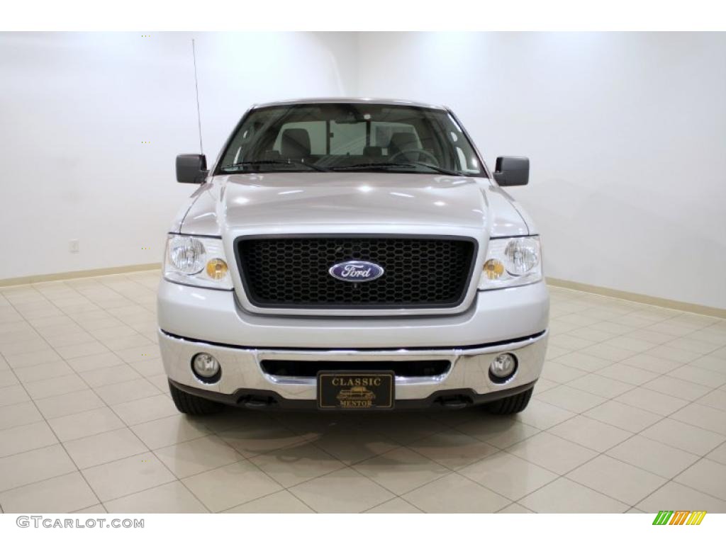 2006 F150 XLT SuperCab 4x4 - Silver Metallic / Medium/Dark Flint photo #2