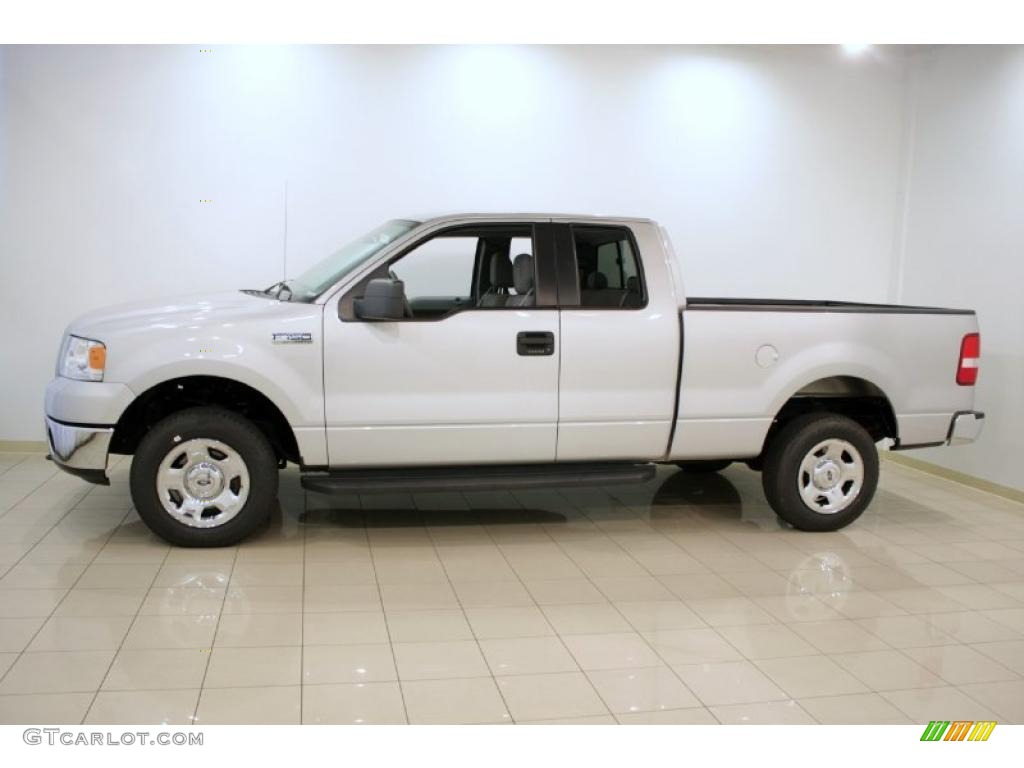 2006 F150 XLT SuperCab 4x4 - Silver Metallic / Medium/Dark Flint photo #4