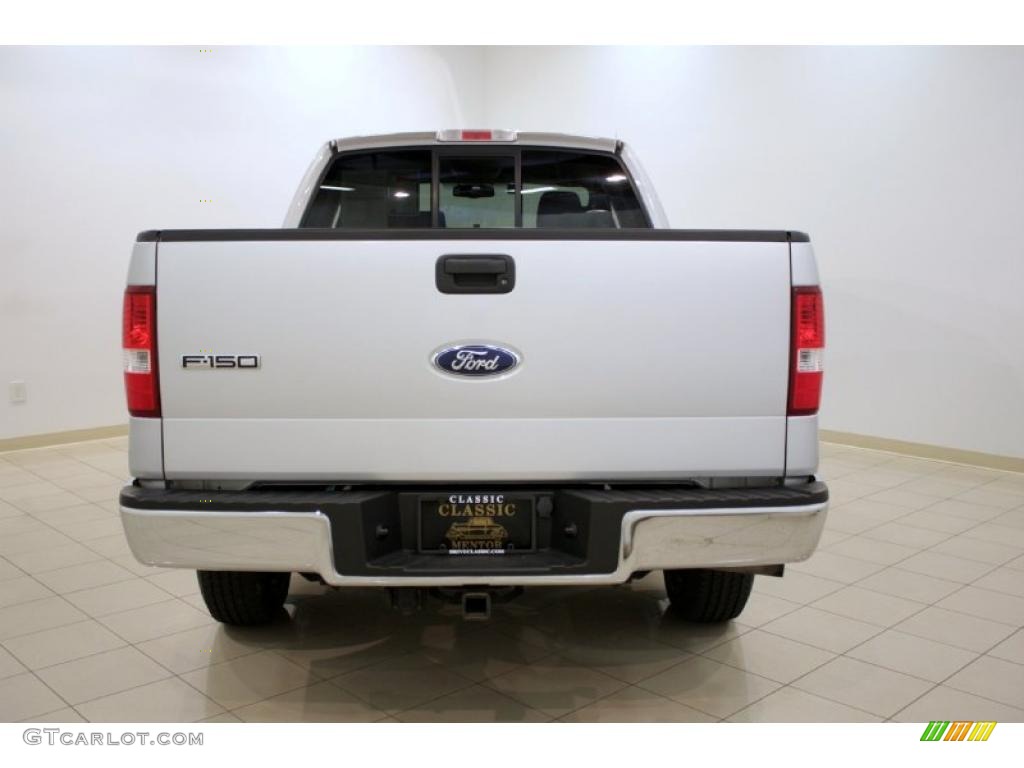2006 F150 XLT SuperCab 4x4 - Silver Metallic / Medium/Dark Flint photo #6