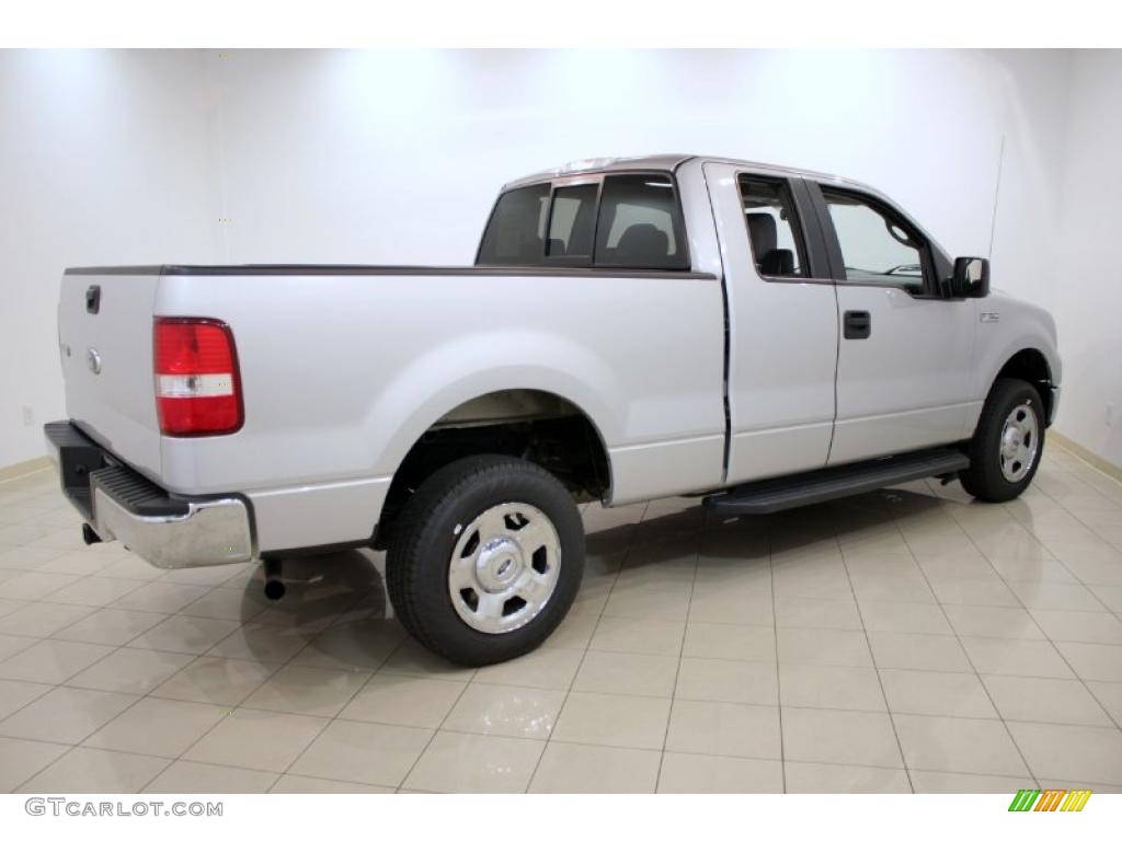 2006 F150 XLT SuperCab 4x4 - Silver Metallic / Medium/Dark Flint photo #7