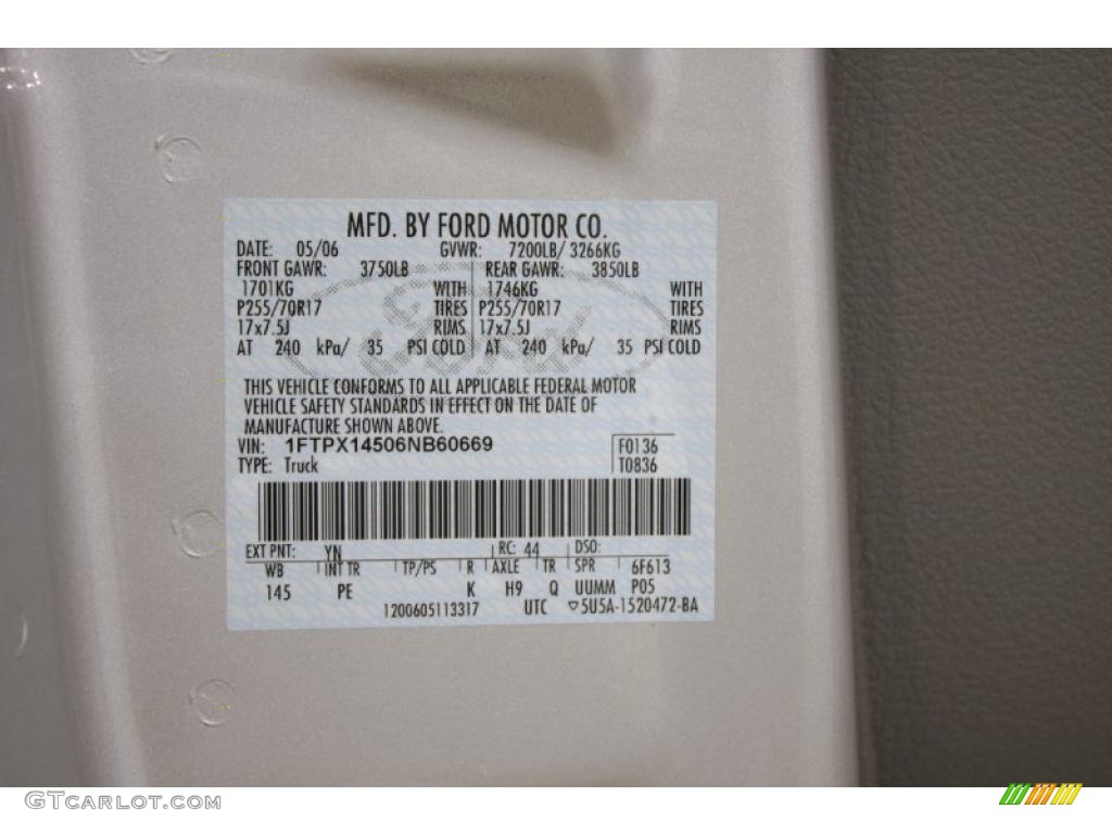 2006 F150 XLT SuperCab 4x4 - Silver Metallic / Medium/Dark Flint photo #22