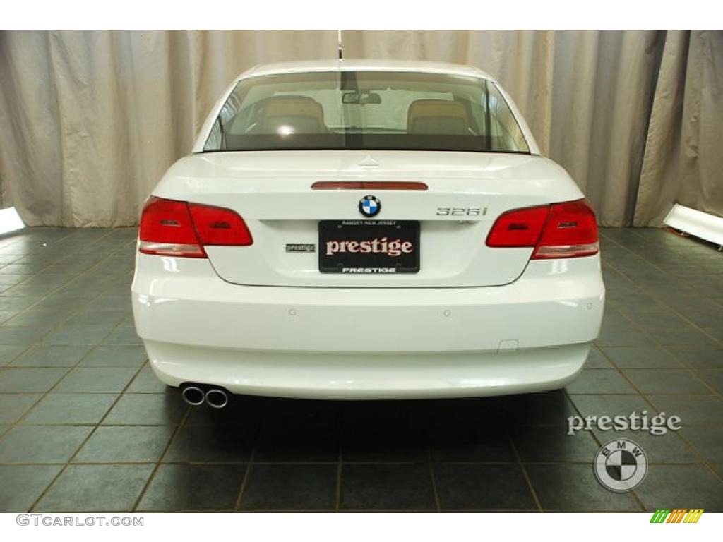2008 3 Series 328i Convertible - Alpine White / Saddle Brown/Black photo #3